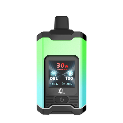 Ekran LCD Wysoki Puffs Jednorazowy Vape Bar Z Wręczkami Sieciowymi I Przyciskem Przełącznika